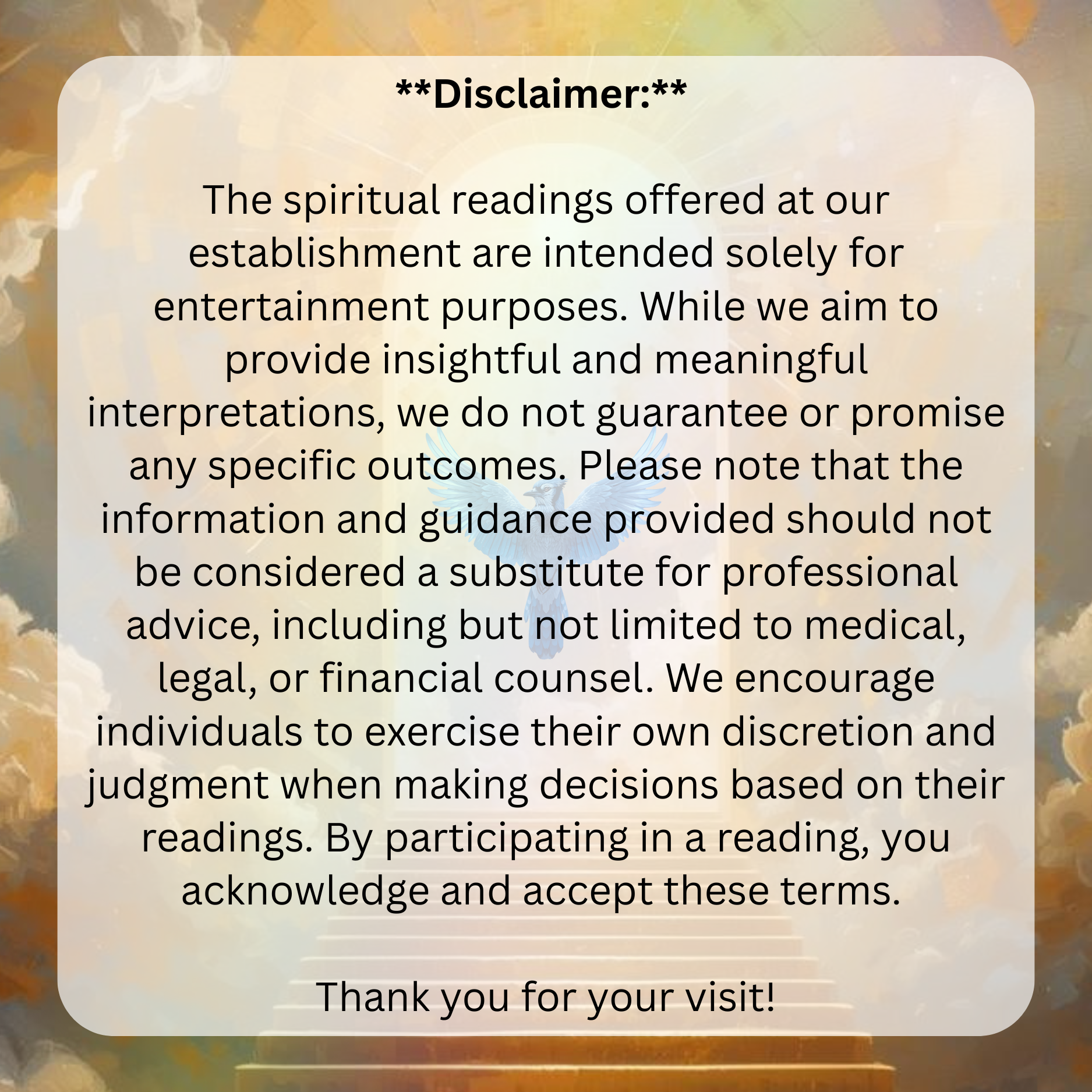 Financial Spiritual Reading
